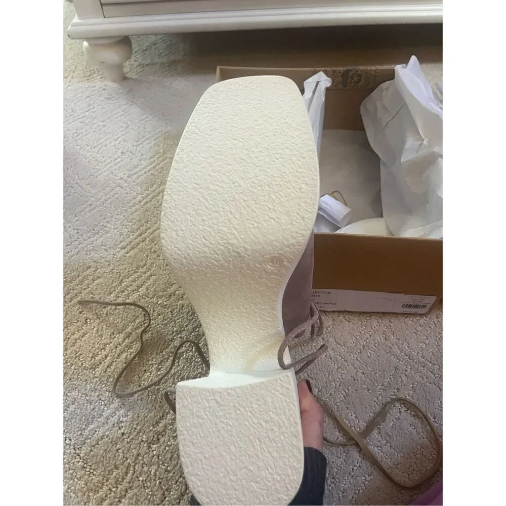 NIB Free People Zoe Closed Toe Wrap Platforms